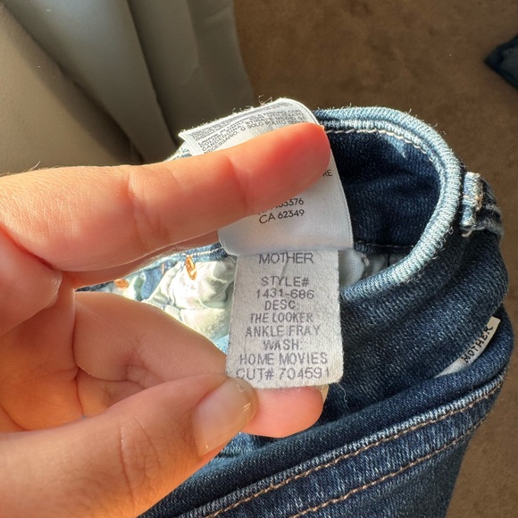 MOTHER Looker Ankle Fray Jeans Size 25 - Picture 11 of 13